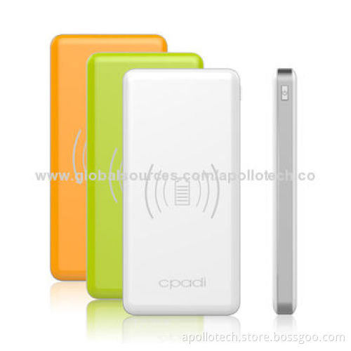 Wireless Chargers with Pure Cobalt Polymer Battery, 5V/1A Input, 5V/2A Output, 8000mAh Real Capacity